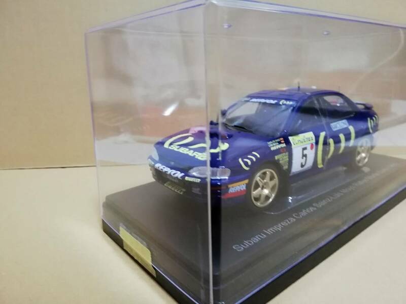 スペシャルスケール1/24国産名車コレクション(182) スバル インプレッサ― WRC カルロス・サインツ（1995）専用ケース付き