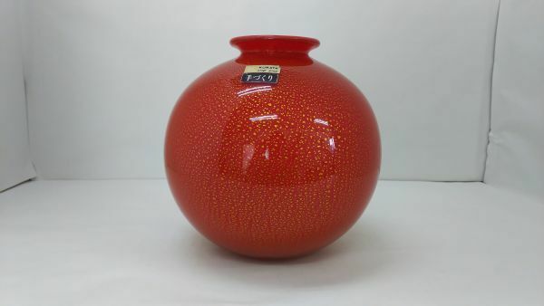 KURATA　craft　glass 手づくり　花瓶 2-11