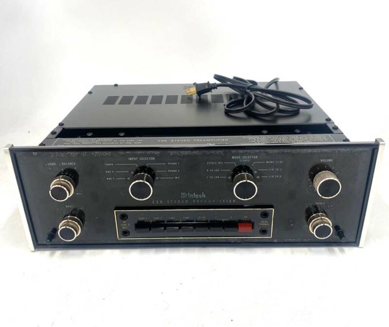 McIntosh マッキントッシュ C29 プリアンプ オーディオ機器 音響機器 通電確認済み mt010802