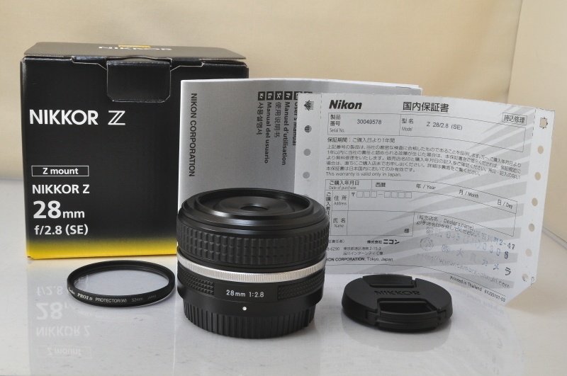 ★★新品同様 Nikon NIKKOR Z 28mm F/2.8 SE Lens w/Box♪♪#1894EX