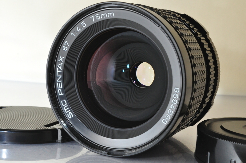 ★★極上品 SMC PENTAX 67 75mm F4.5 Lens♪♪#1898EX