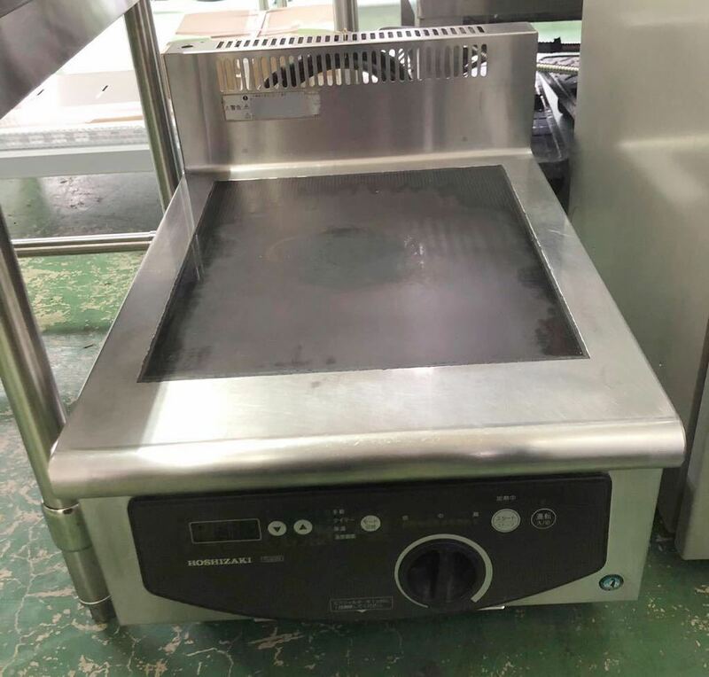 ホシザキ HOSHIZAKI IHコンロ IH調理器 HIH-5CB 3相200V 2010年式　450×600×280(バックガード150) 業務用　厨房機器　I