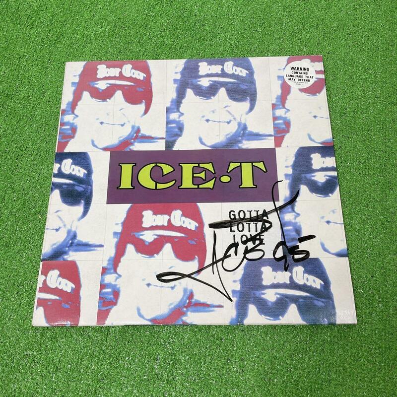 激レア！ICE T サイン入り　アイスT 90年代ヒップホップ　コレクション