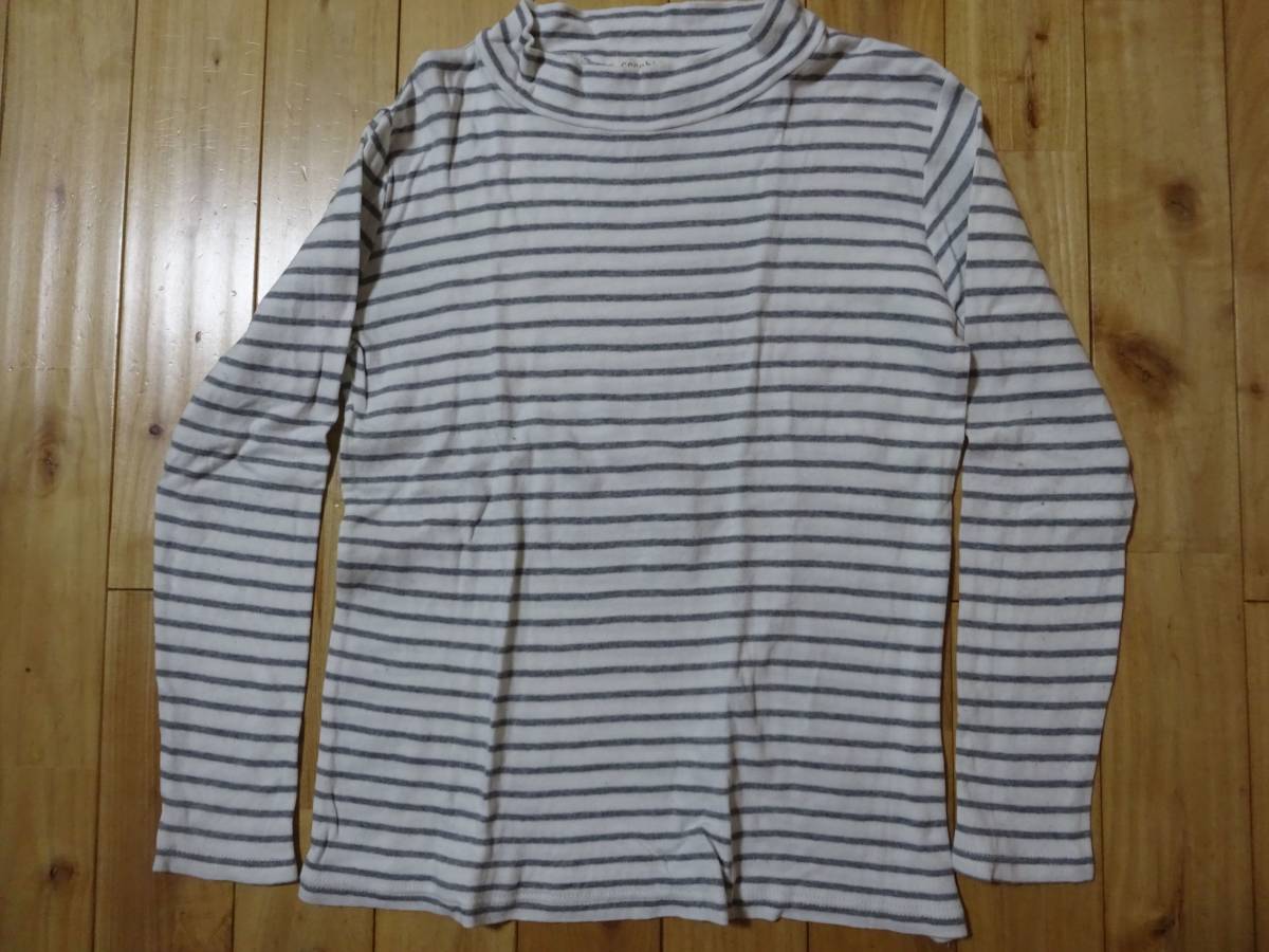 ★　cecchini　しましま長袖カットソーMサイズ①　★USED