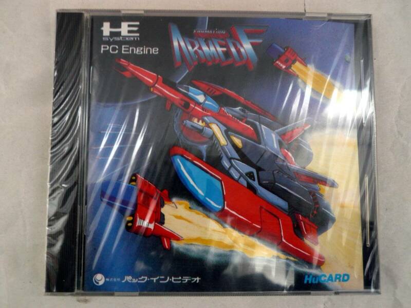 新品未開封　稀少　人気　PCエンジン　Huカード ソフト ★ アームドＦ ★