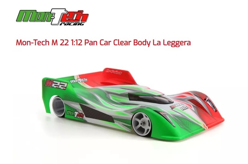 最新 Mon-tech モンテック 1/12 M22 La Leggera （ライトウエイト）ボディ 新品・未塗装品