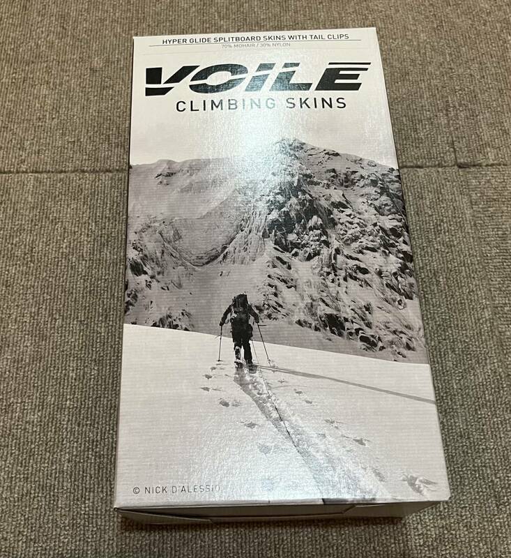 VOILE Hyper Glide Splitboard Climbing Skins with Voile Tail Clips 130mm ボレークライミングスキン　Sサイズ 新品未使用