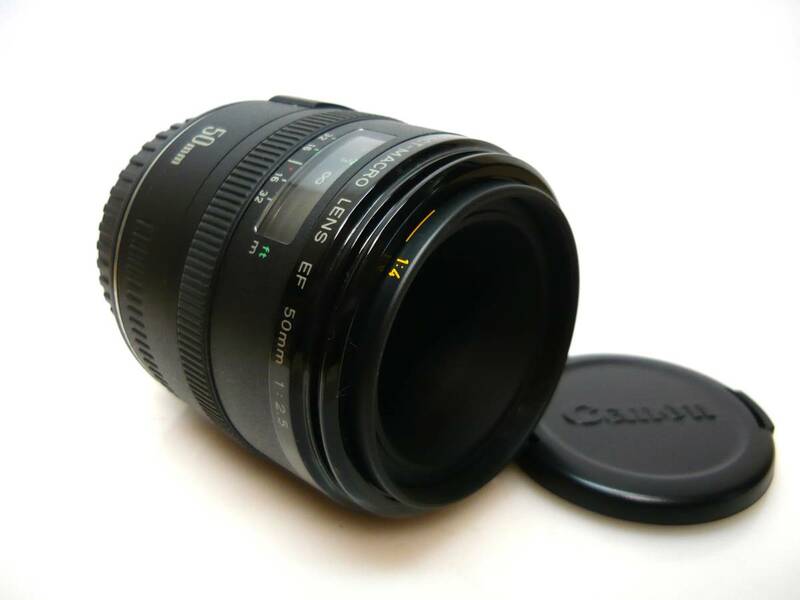 ★Canon(キャノン)◆COMPACT-MACRO LENS EF 50mm 1:2.5◆実用・良品