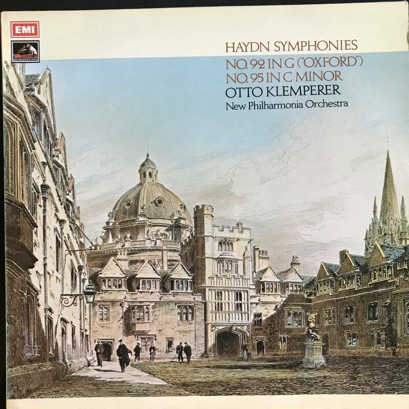 英HMV ASD　クレンペラー　オリジナル　ニューフィルハーモニア　ハイドン交響曲　９２番　９５番　晩年の深沈とした名演奏