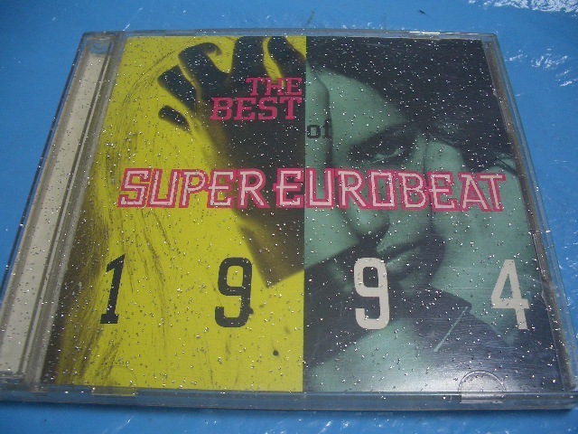 ★ SUPER EUROBEAT THE　BEST　豪華版（2枚組CD／全40曲)　1994年＜ axex trax＞ ◎90年代の懐かしい名曲がラインアップ（ラメ入ケース付）