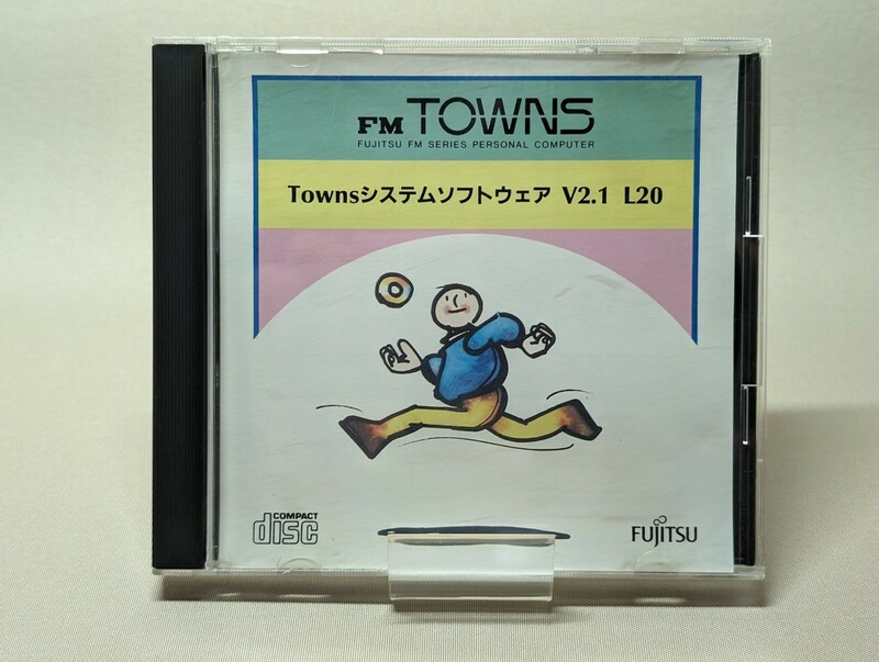 中古 FM TOWNS Townsシステムソフトウェア V2.1 L20 FUJITSU 富士通 CD-ROM