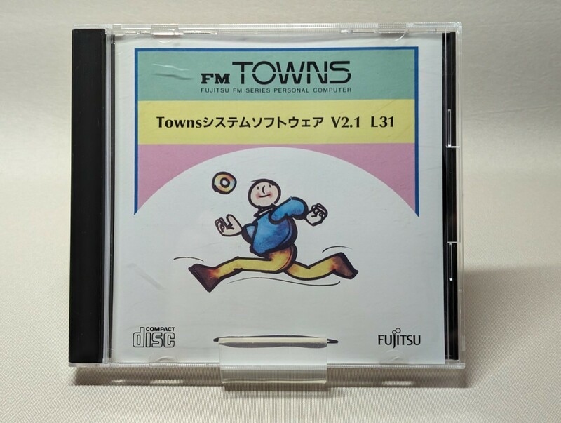 中古 FM TOWNS Townsシステムソフトウェア V2.1 L31 FUJITSU 富士通 CD-ROM