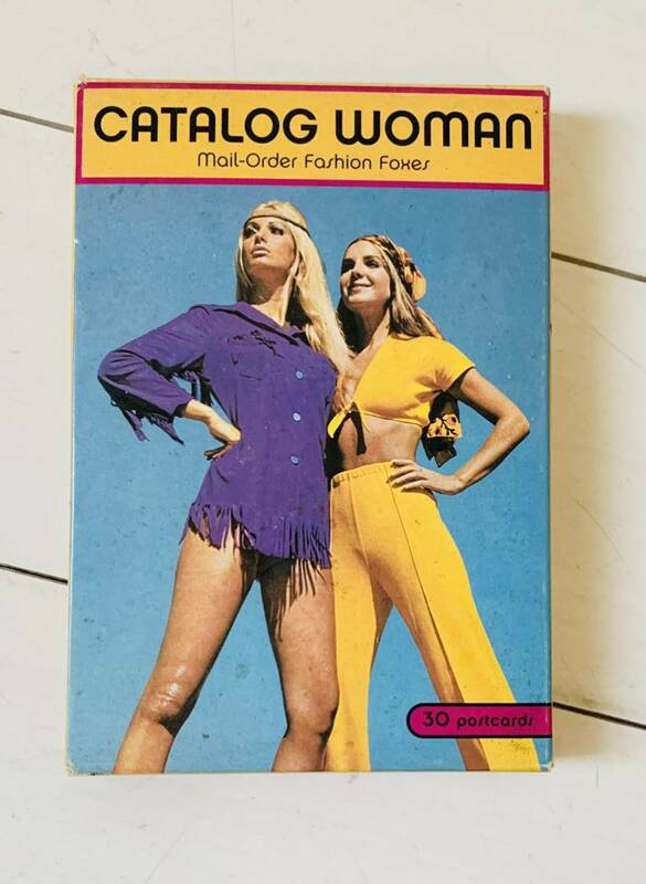 CATALOG WOMAN / 1970s FASHION MAIL-ORDER FASHION FOXES 30 postcard LONDON ヴィンテージファッション　ポストカード