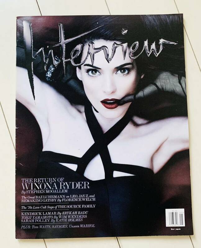 Interview magazine May 2013/Winona Ryder