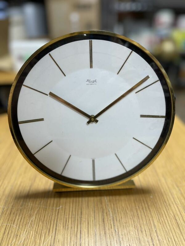 キンツレー　置時計　ドイツ製　アンティーク ジャンク品　Oー１