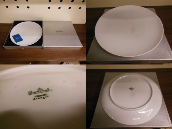 ローゼンタール・Classic / 白磁皿 (未使用品)・ビンテージ 直径28㎝