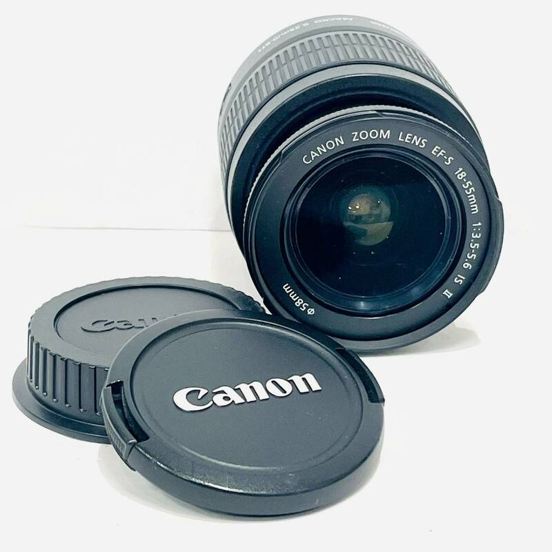 【B13119KM】Canon IMAGE STABILIZER EFS 18-55ｍｍ カメラレンズ Φ58mm MACRO 0.25m/0.8ft キャノン イメージ スタビライザー ズーム