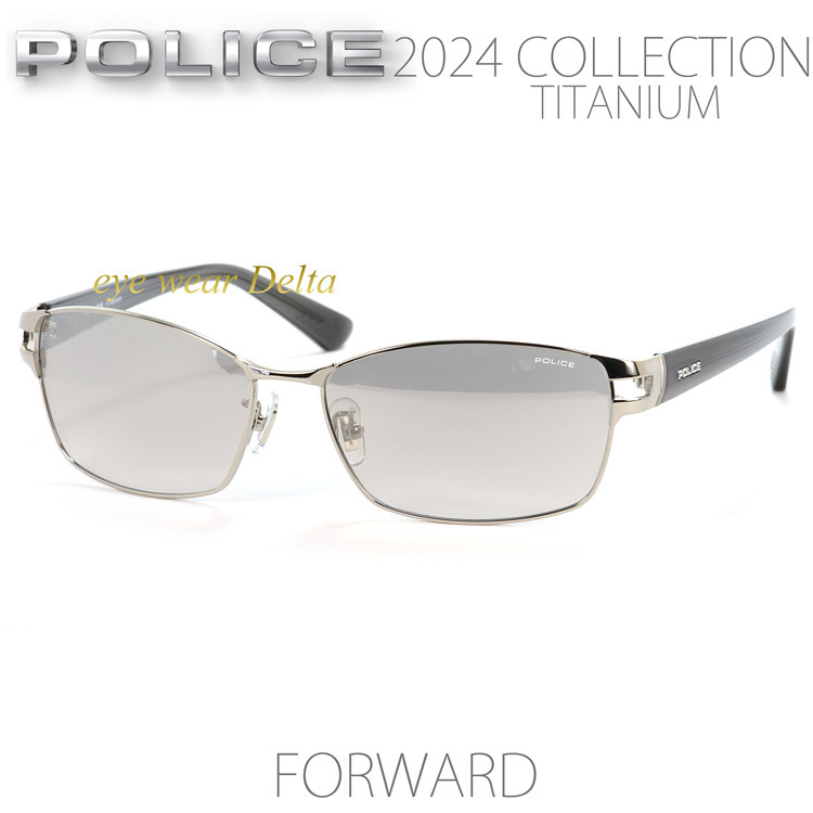 POLICE ポリス サングラス 2024年モデル SPLM28J-583X 国内正規代理店品 メンズ 人気サングラス ミラーレンズ