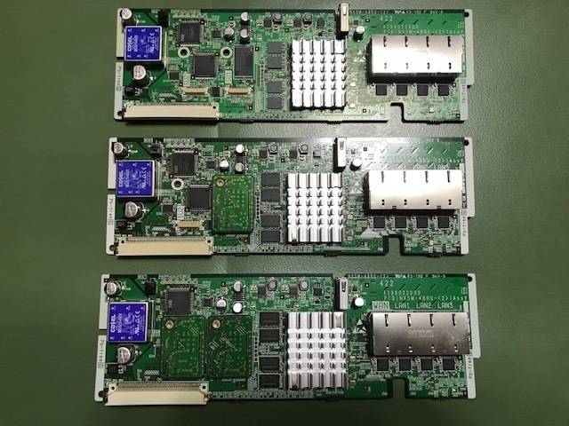 動作確認済(^▽^)/ NTT NXSM-4BRU-(2) NXSM-4BRSU-(1) ３枚セット！ (4ch/8ch/12ch仕様) ★ N1S/M 対応 ★ 保証有 【NU-1004】