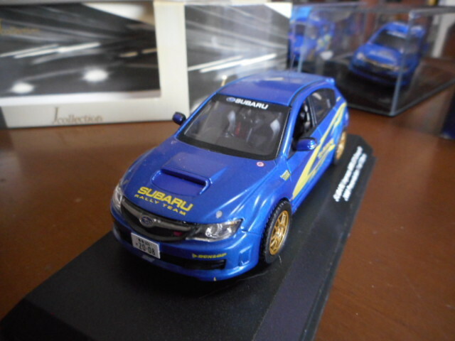 ★★1/43 京商 スバル インプレッサ WRX STi ブルー 2008 Kyosho Jコレ Subaru Impreza Group N プレゼンテーション★★