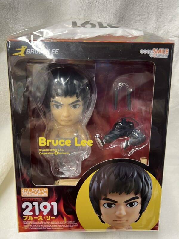 新品 未開封 2191 ねんどろいど ブルース・リー Bruce Lee 購入特典付き 真剣顔 流し目Ver.
