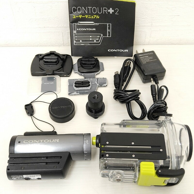 ★通電確認済★ Contour+2 ウェアラブル ビデオカメラ ビデオ カメラ MODEL1719 コンツアー フルHD プロフェッショナル 軽量 Bluetooth SC