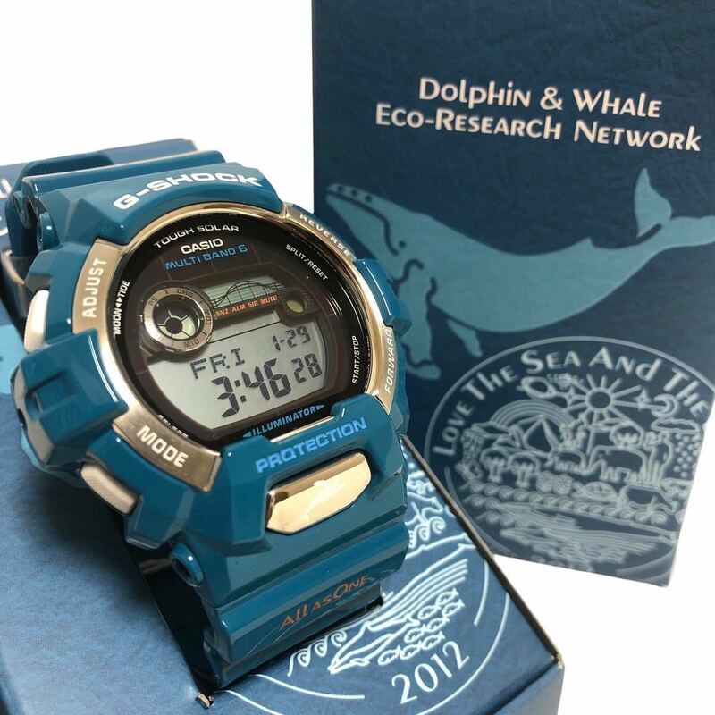 【未使用品】GWX-8900K-3JR イルカクジラ 2012年モデル 腕時計 CASIO カシオ 電波時計 限定 デジタル