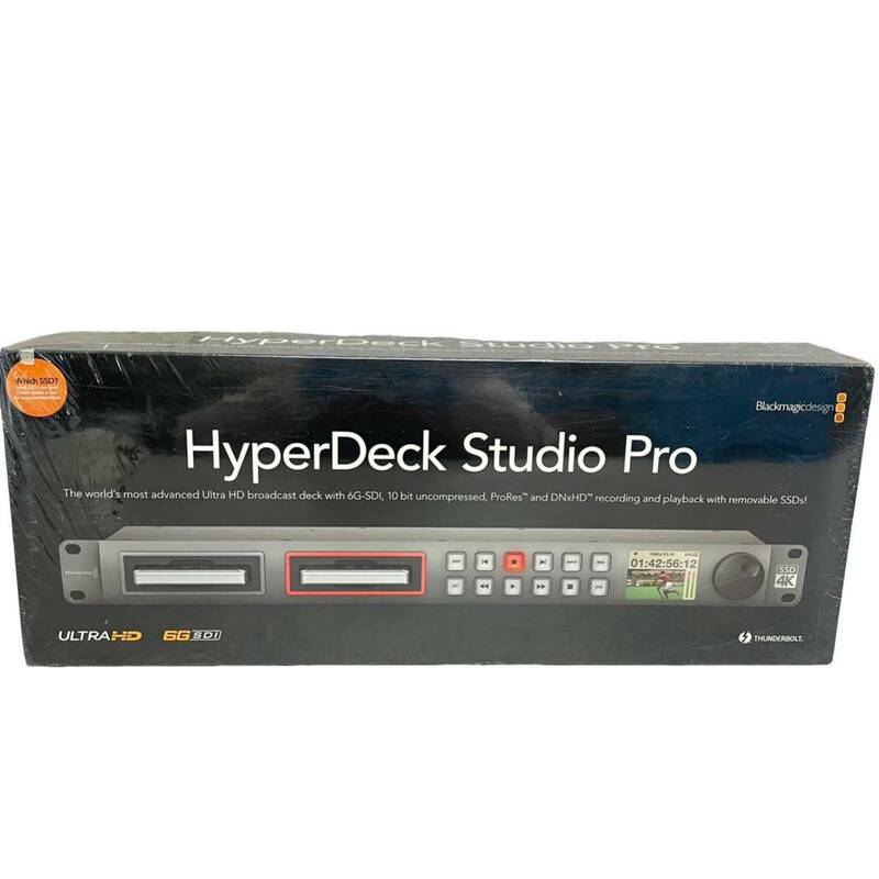 あ4-05）新品未開封Blackmagic design HyperDeck Studio Pro　ULTRA HD 6G-SDI / HDMI 4K SSD レコーダー　　black magic ブラックマジック