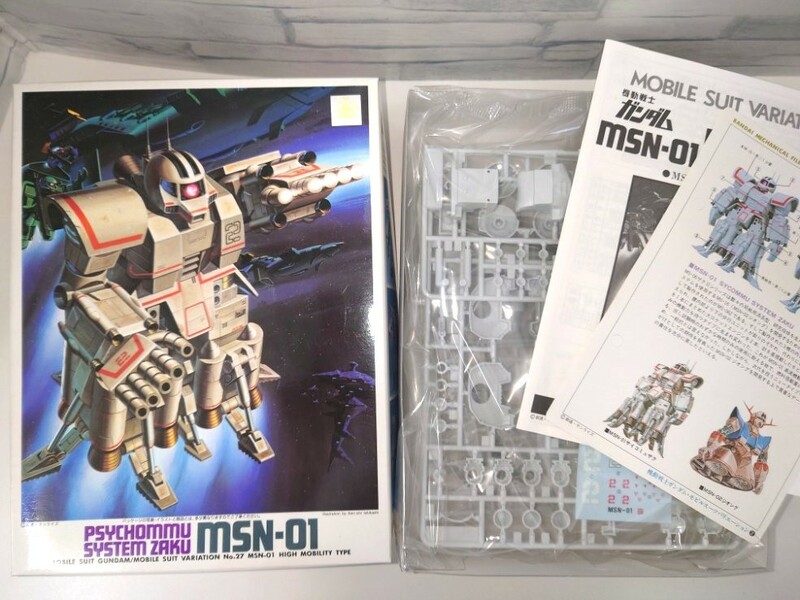 ◆◇23681【ガンプラ】旧キット　MSN-01　高速機動型ザク　MSV　1/144 未組立・箱傷み◆保管品◇◆