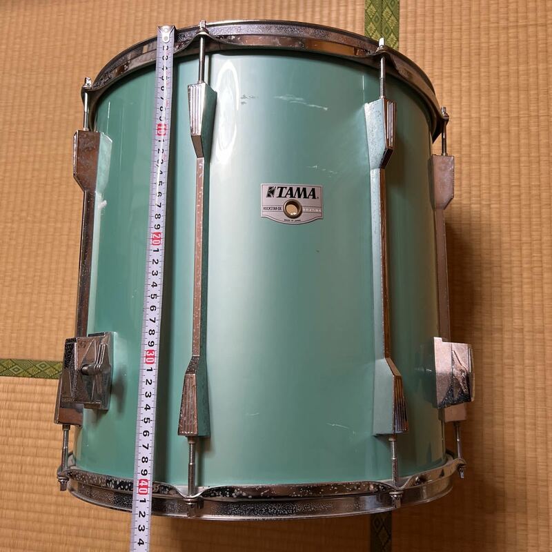 TAMA ロックスター　デラックス　ROCKSTAR DX 16インチ　フロアタム　タマ　ドラム　drum 貴重　ビンテージ MADE IN JAPAN タム
