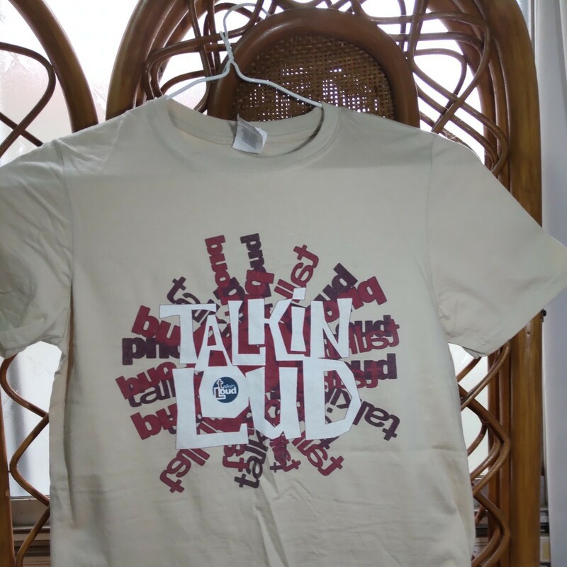 【服飾】 TALKIN`LOUD トーキンラウド バンド Tシャツ Sサイズ 着丈約68cm 身幅約43cm ビンテージ 当時物 ヘヴィメタル ハード ロック _