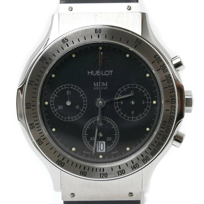 HUBLOT ウブロ MDM クロノグラフ 腕時計 電池式 1621.1 メンズ 中古