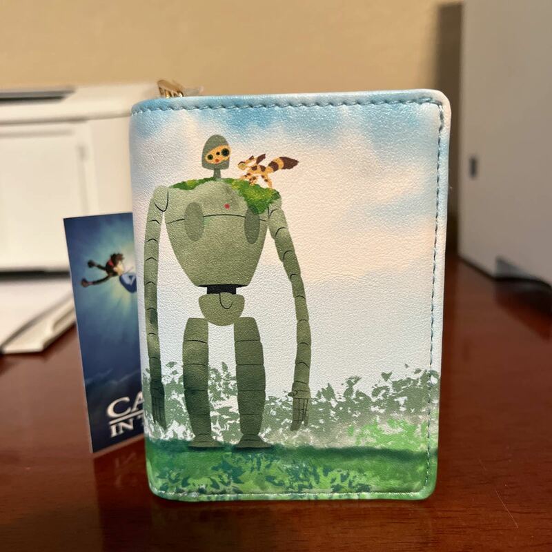 スタジオジブリ　天空の城ラピュタ　折財布　子銭入れ付き　カードケース