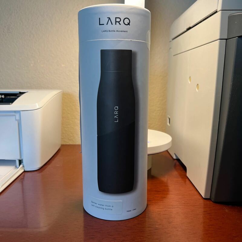 LARQ ウオーターボトル　自動洗浄　水筒　710ml 24oz ブラック　Pureviz