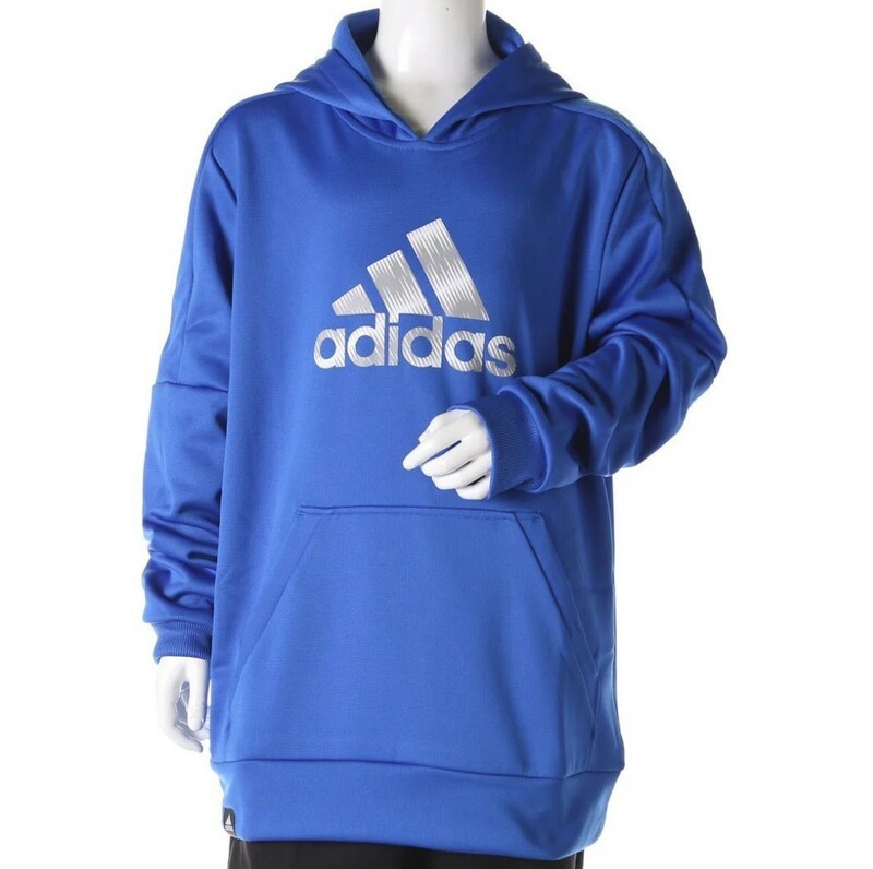 美品 120サイズ アディダス adidas ジュニア スウェットパーカー Boys CLIMAWARM AZ7508