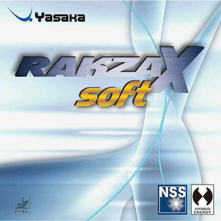 [卓球]RAKZA X soft(ラクザエックスソフト) 赤・MAX Yasaka(ヤサカ)