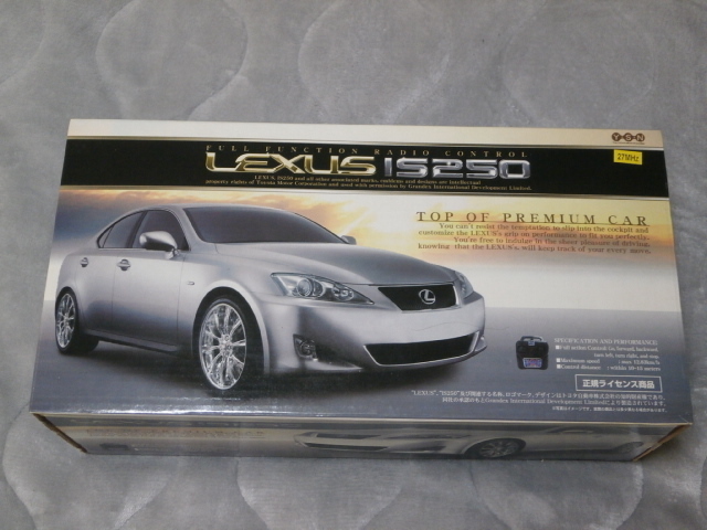 ##フルファンクションRC## 「レクサス　IS250（BLACK）」TOP OF PREMIUM CAR（正規ライセンス商品）