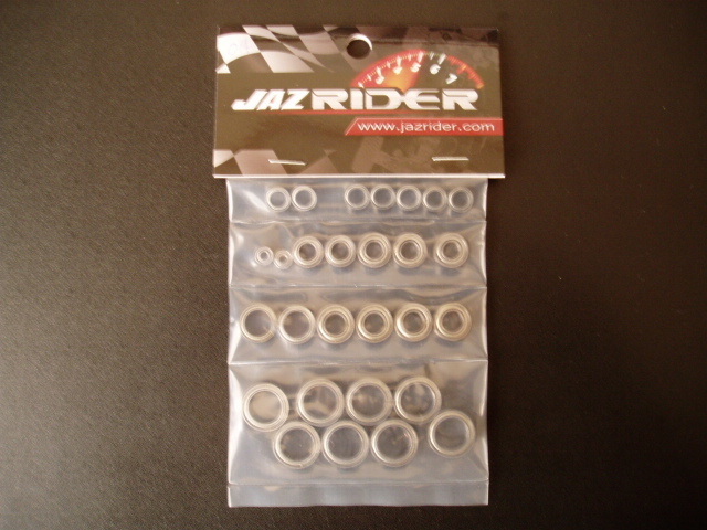 JAZRIDER　014　メタルシ－ルドボ－ルベアリングセット　タミヤ　Ｆ201シャ－シ　用　（28個入り）新品