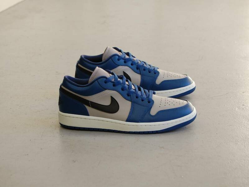 wmns air jordan 1 low★US10.5★検索用,ウィメンズ,エア,ジョーダン,ワン,ロー,レザー,ブルー,青,グレー,灰,アメリカ,海外,限定,USA