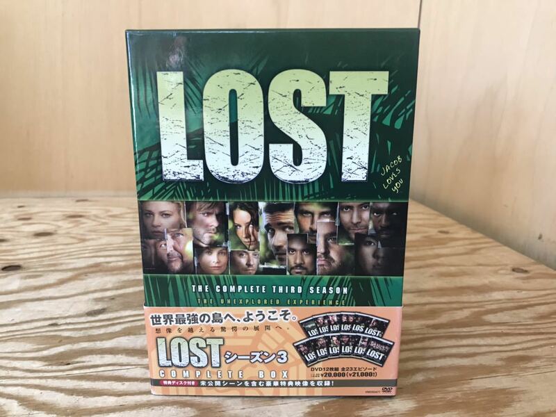 mF 60 ロスト LOST シーズン3 DVDBOX コンプリートボックス 12枚組 ※帯に破けなどの難あり、再生未確認、ディスクに傷有りのもの有