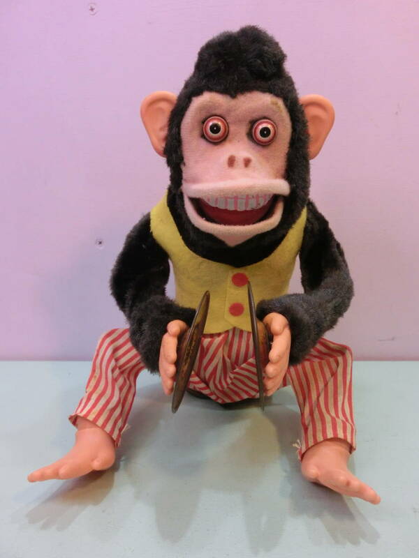 トイストーリー３ シンバルモンキー わんぱくスージー日本製 当時物フィギュア人形 猿 チンパンジー映画 動作不良 ディスプレイ用