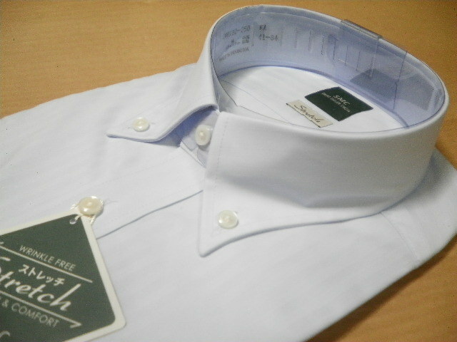 百貨店ブランド＊SMC エスエムシー/SHIRT MAKER CHOYA＊サイズ L 41-84＊ストレッチ高級Yシャツ 形態安定加工 