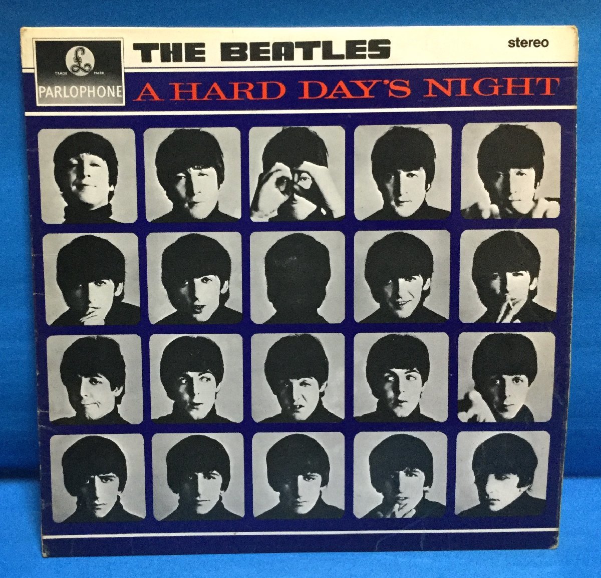 LP 洋楽 The Beatles / A Hard Day's Night 英盤 ステレオ 1/1