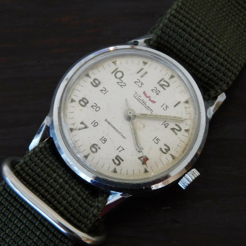 Waltham 17石 自動巻き オールドウォッチ HK-a-03237 / ウォルサム アンティーク ウォッチ 腕時計