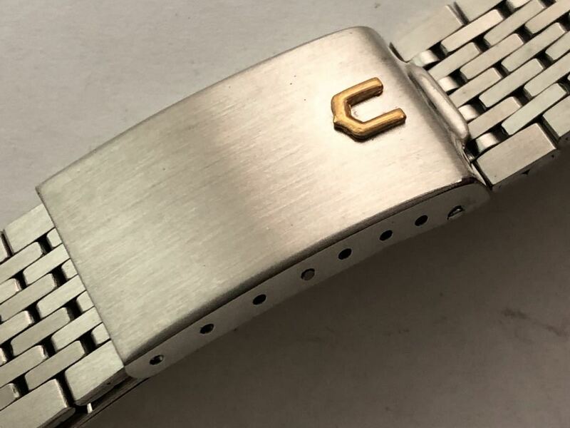ユニバーサル ジュネーブ 純正品 bracelet 腕時計用 mens ゲイフレア 18ミリ 新品 dead stock 1971年製造 バンド universal geneve