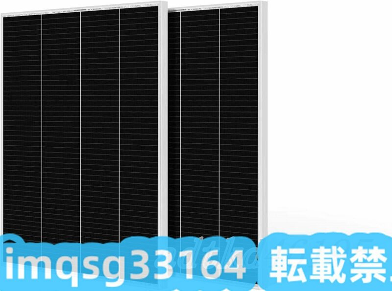 GW-110B-2P 単結晶PERCセル/全並列ソーラーパネル/ 高品質 太陽光パネル 110W×2枚組 EL検査複数回実施・高変換効率18.48%