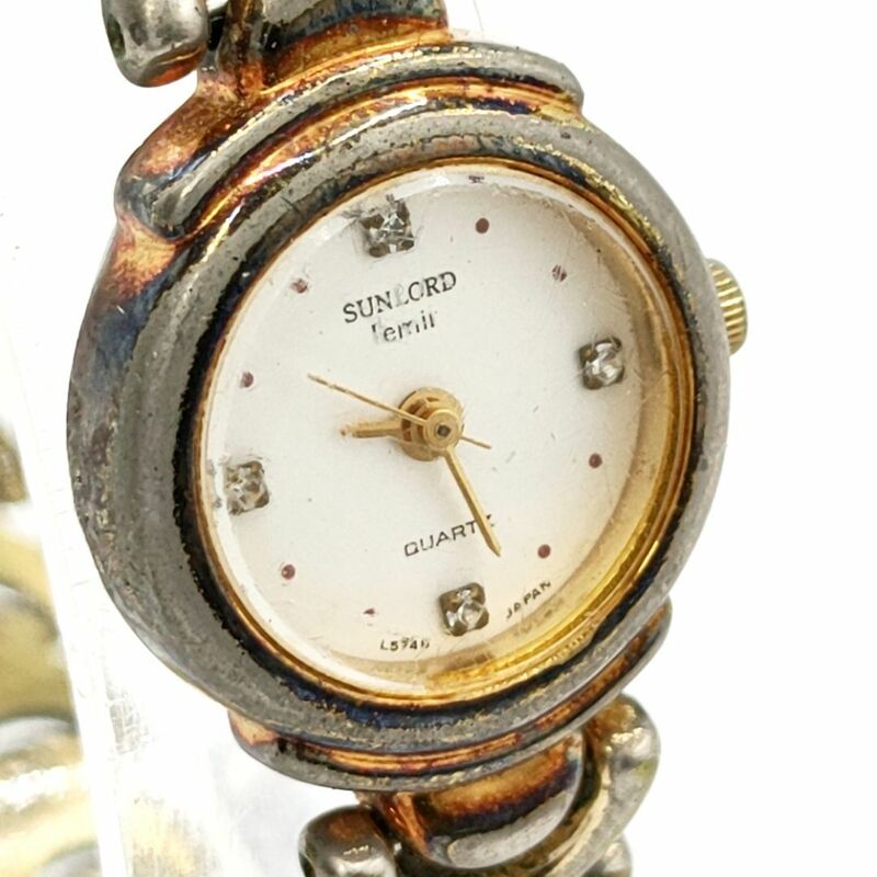 【電池切れ】サンロード SUNLORD　L5748　クォーツ　腕時計　ケース幅：1.6　腕回り：17