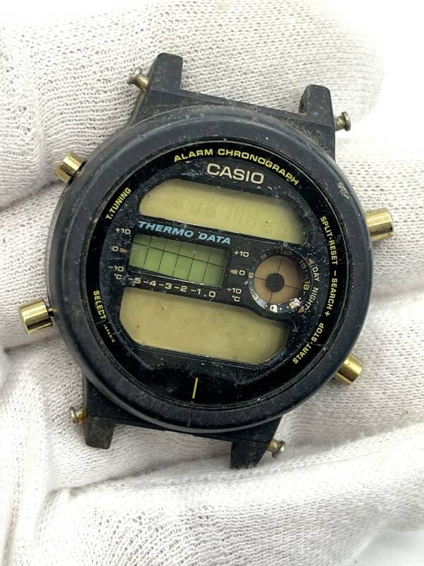 【ジャンク】CASIO　カシオ　ヴィンテージ　アンティーク　デジタル　クォーツ　腕時計　ケース幅4.0