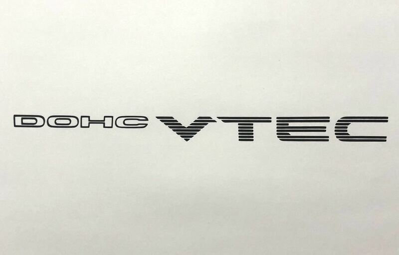 DOHC VTEC ステッカー EG6 サイドデカール EG3 EG4 EG7 EG8 EG9 V-TEC SiR VTi B16A D15B CIVIC シビック JDM ホンダ