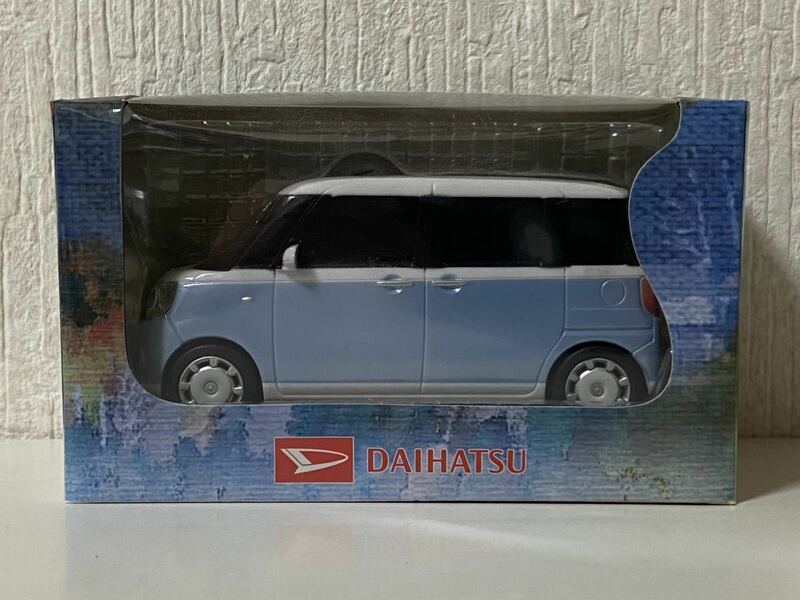 ダイハツ ムーヴ キャンバス パールホワイトⅢ×シルキーブルーパール DAIHATSU MOVE CANBUS プルバックカー カラーサンプル